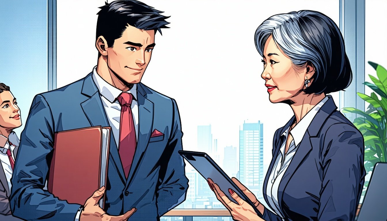 An association CFO and CTO meet to discuss an integration.